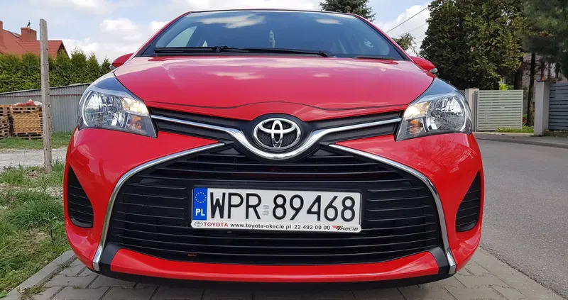 toyota yaris małopolskie Toyota Yaris cena 39500 przebieg: 34000, rok produkcji 2015 z Proszowice